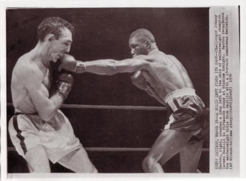 Marciano – Rocky Marciano and Joe Louis Vintage Press Photo – Item  VPMARC131