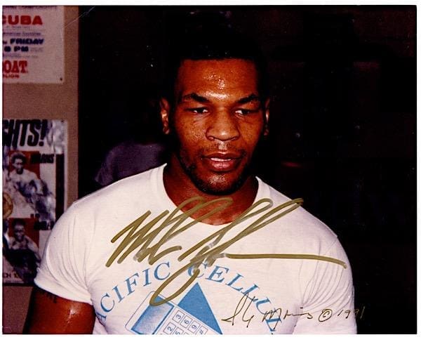 Mike Tyson Memorabilia, Autographed Mike Tyson Collectibles