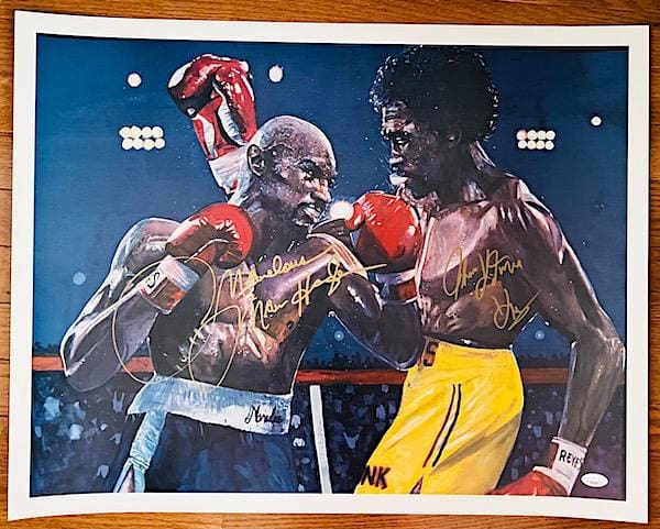  Hagler VS Hearns Boxing Poser: Posters & Prints
