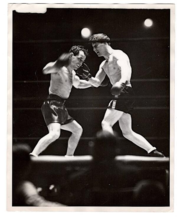 Wolgast - Frankie Genaro and Midget Wolgast Vintage Press Photo - Item VPMWOLGAST6