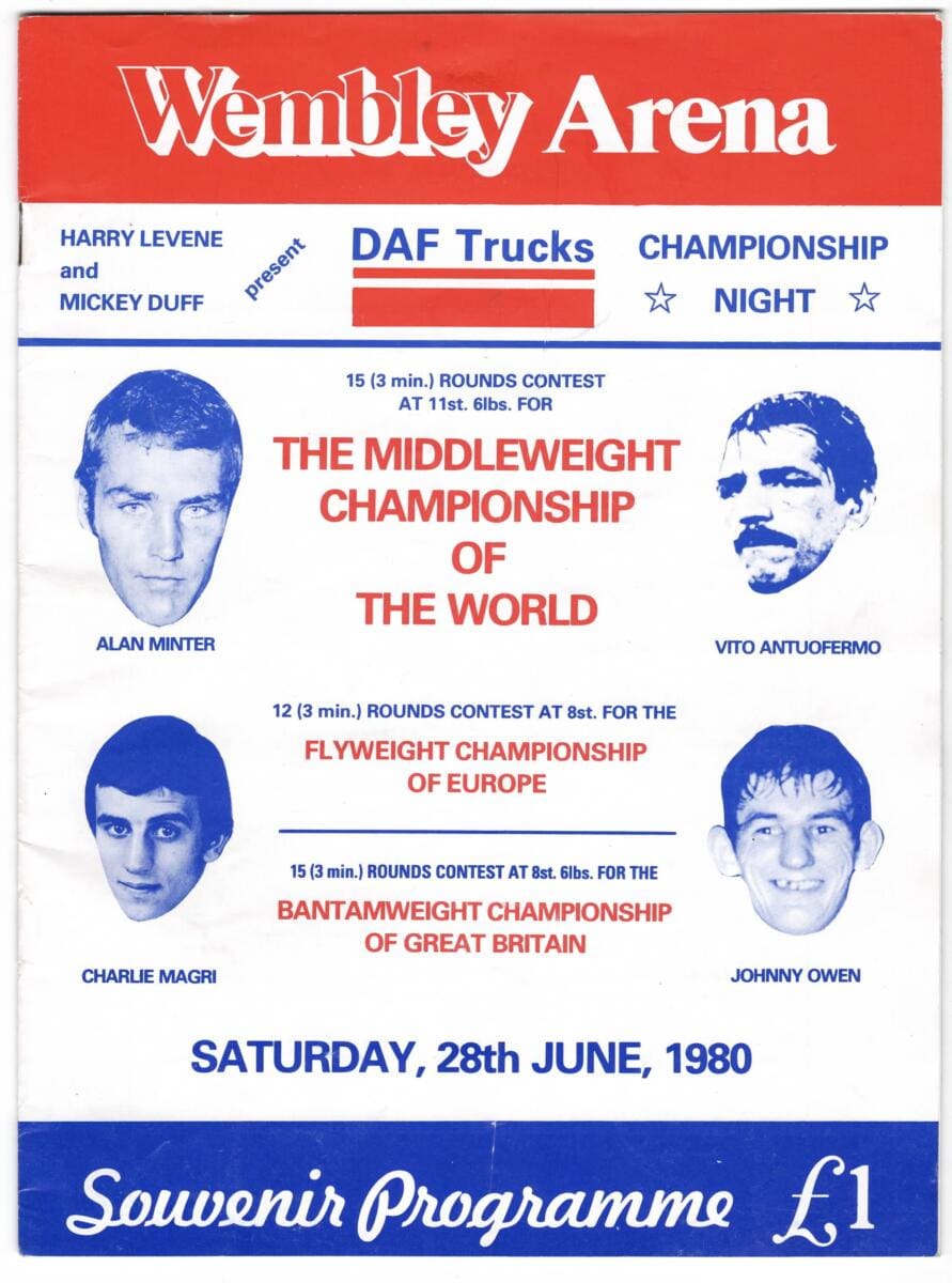 Antuofermo - Vito Antuofermo vs Alan Minter On Site Program